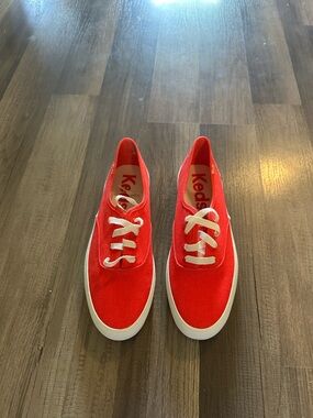 Keds Classic Canvas Sneakers in Tomato Red
